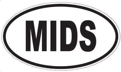MIDS - Oval Sticker