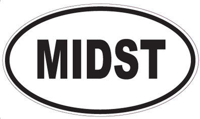 MIDST - Oval Magnet