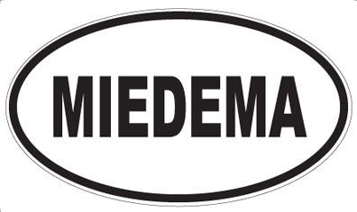 MIEDEMA - Oval Magnet