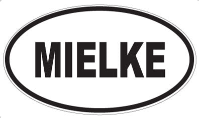 MIELKE - Oval Sticker