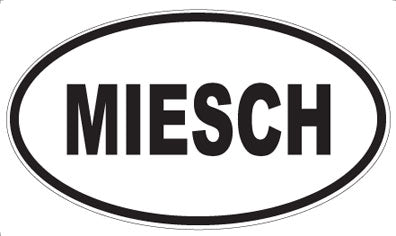 MIESCH - Oval Magnet