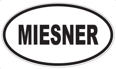 MIESNER - Oval Magnet