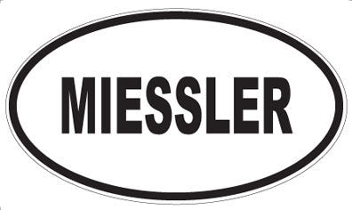 MIESSLER - Oval Magnet