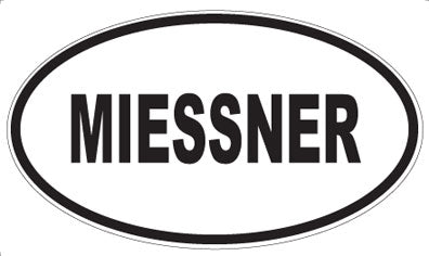 MIESSNER - Oval Magnet