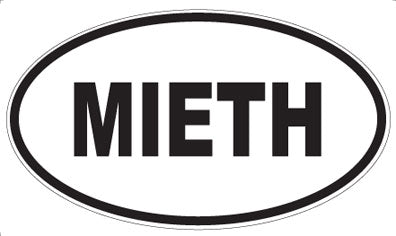 MIETH - Oval Magnet