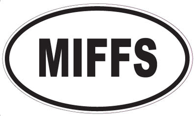 MIFFS - Oval Sticker