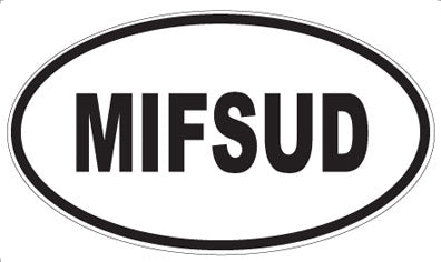 MIFSUD - Oval Magnet