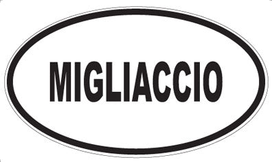 MIGLIACCIO - Oval Magnet