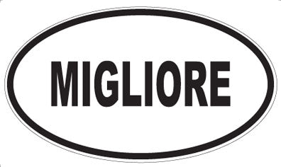 MIGLIORE - Oval Magnet