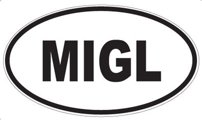 MIGL - Oval Magnet