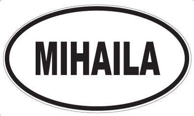 MIHAILA - Oval Magnet