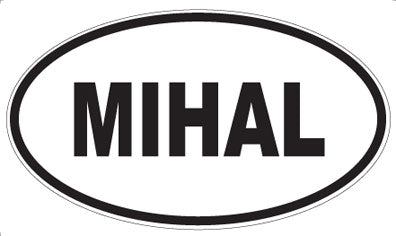 MIHAL - Oval Magnet