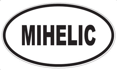 MIHELIC - Oval Sticker