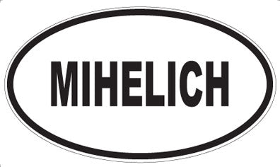 MIHELICH - Oval Magnet