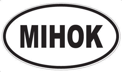 MIHOK - Oval Magnet