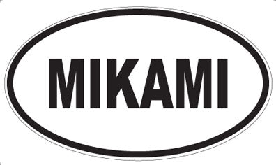 MIKAMI - Oval Sticker