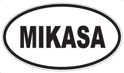 MIKASA - Oval Sticker