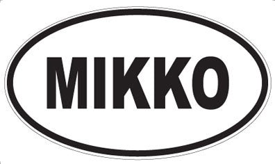 MIKKO - Oval Sticker