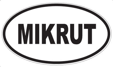 MIKRUT - Oval Sticker
