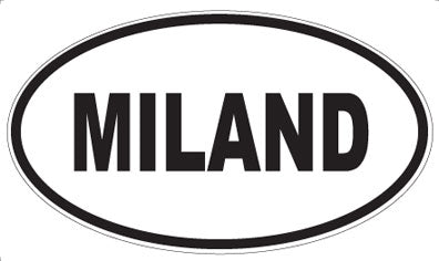 MILAND - Oval Sticker