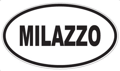 MILAZZO - Oval Sticker