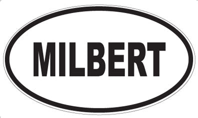 MILBERT - Oval Sticker