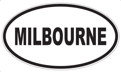 MILBOURNE - Oval Sticker