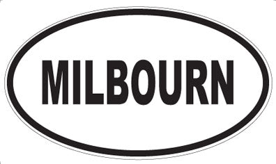 MILBOURN - Oval Magnet