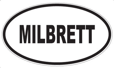 MILBRETT - Oval Sticker