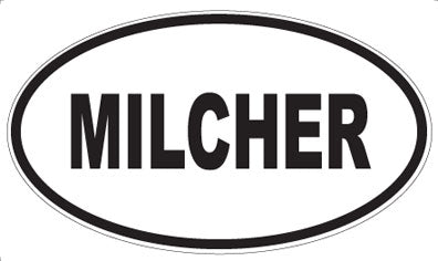 MILCHER - Oval Sticker