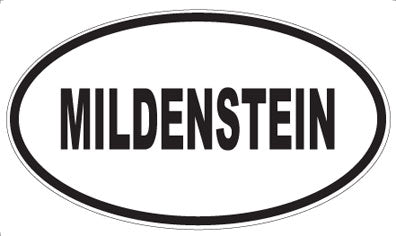 MILDENSTEIN - Oval Sticker