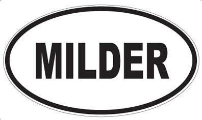 MILDER - Oval Magnet