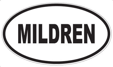 MILDREN - Oval Sticker