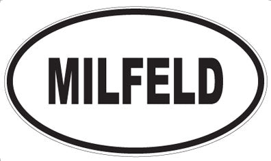 MILFELD - Oval Sticker