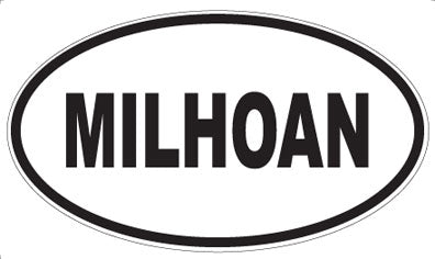 MILHOAN - Oval Sticker