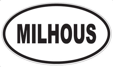 MILHOUS - Oval Sticker
