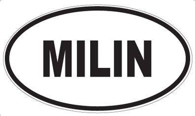 MILIN - Oval Sticker