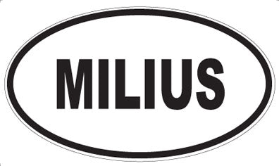 MILIUS - Oval Magnet