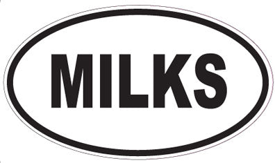 MILKS - Oval Magnet