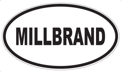 MILLBRAND - Oval Sticker
