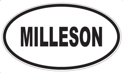 MILLESON - Oval Magnet