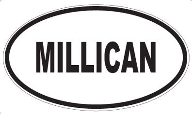 MILLICAN - Oval Sticker