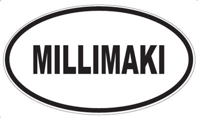 MILLIMAKI - Oval Sticker