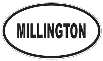 MILLINGTON - Oval Sticker