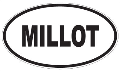 MILLOT - Oval Sticker