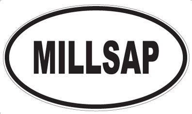 MILLSAP - Oval Sticker
