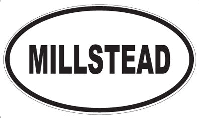 MILLSTEAD - Oval Sticker