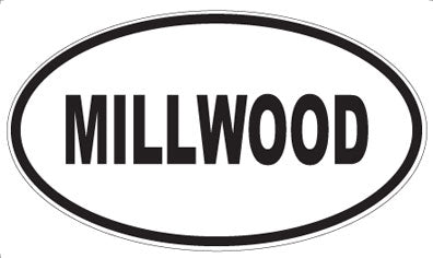MILLWOOD - Oval Sticker