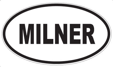 MILNER - Oval Sticker
