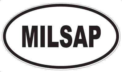 MILSAP - Oval Sticker